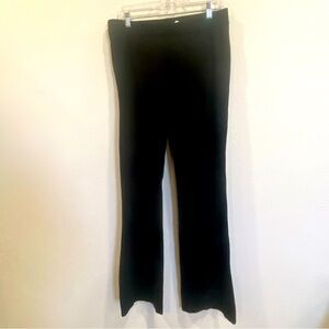 Betabrand • boot cut classic dress yoga black pants W0104-BK Size L Long